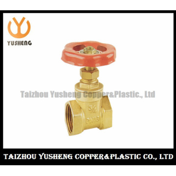 Female Brass Gate Valve with Aluminum Handle (YS6001)